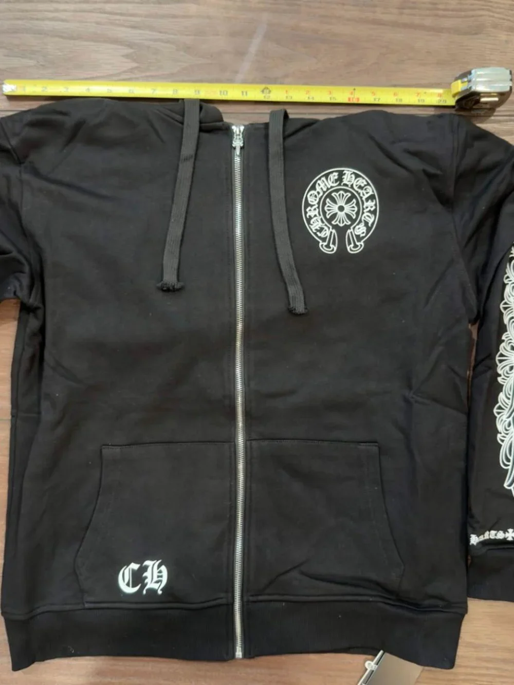 Chrome hearts zip up hoodie
